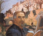 Maurice Denis Self-portrait with His Family in Front of Their House oil painting reproduction